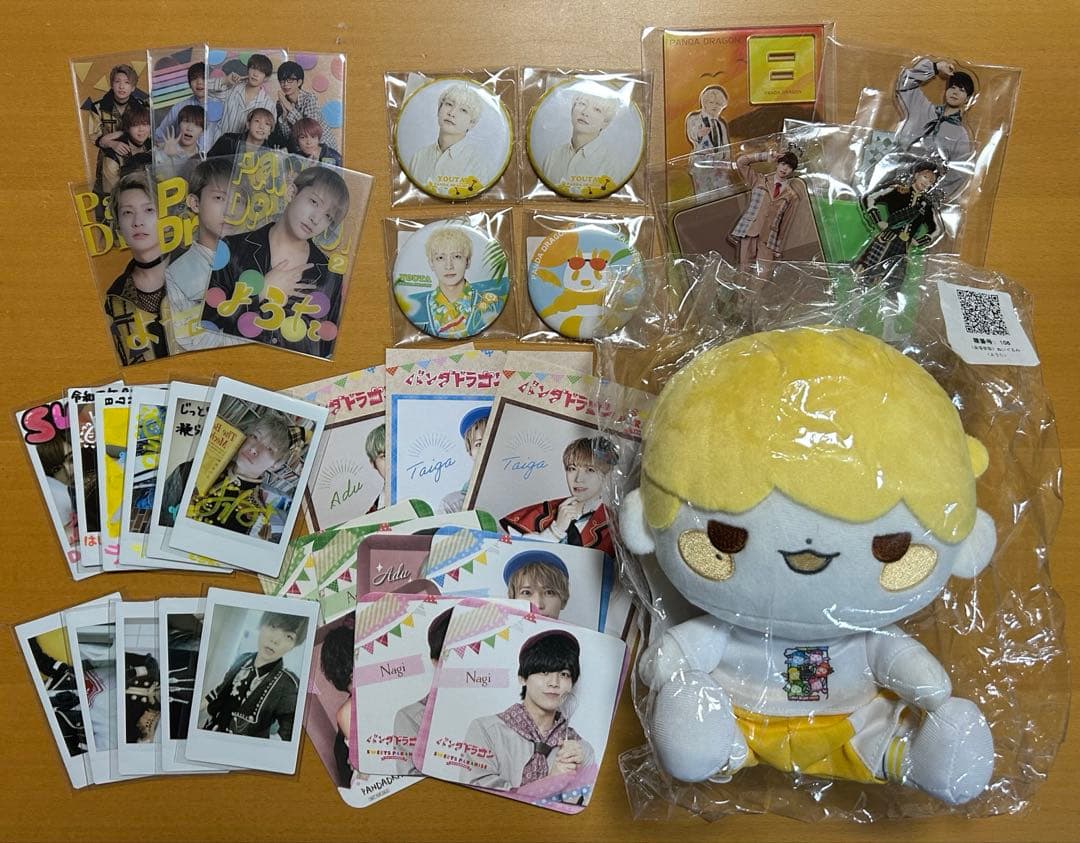 パンダドラゴン パラゴン まとめ売り ぬいぐるみ サイン チェキ 缶バ アクスタ