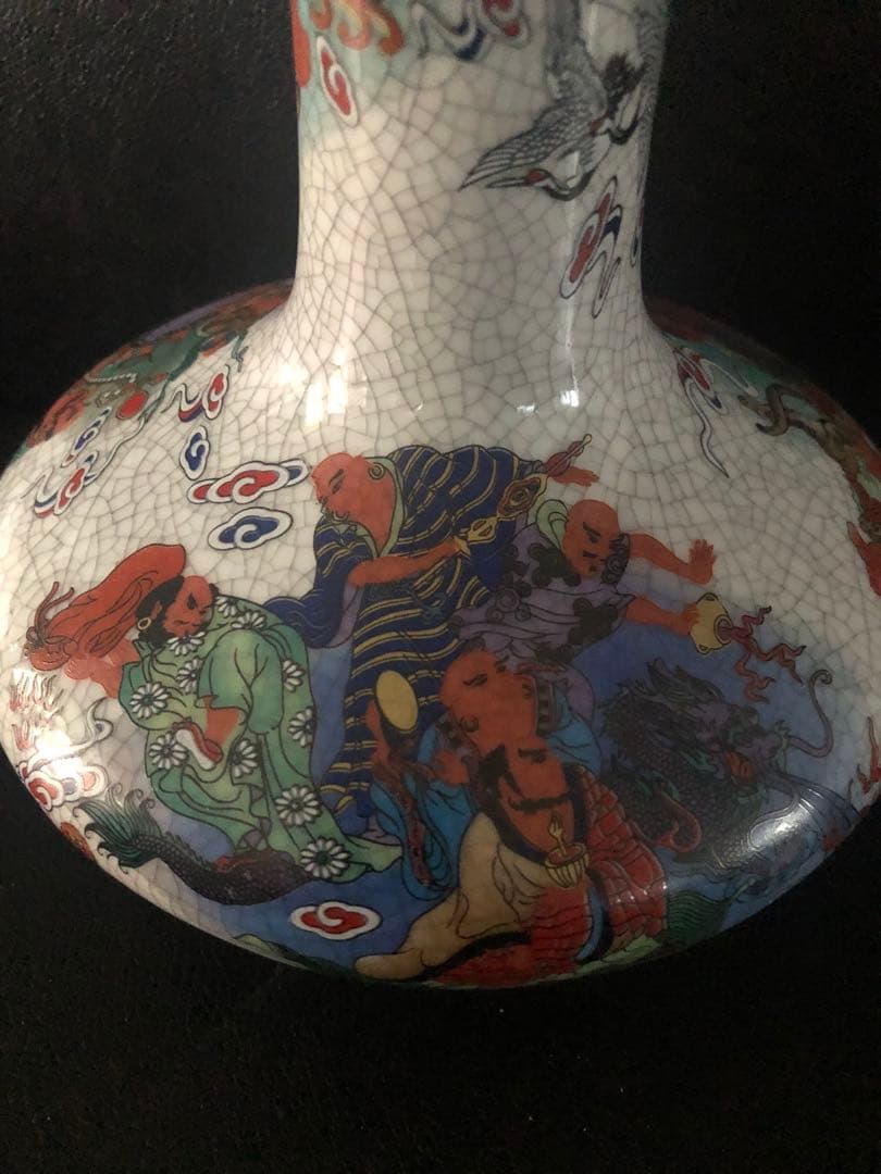 大清乾隆年製 景徳鎮陶磁器 レトロな花瓶 置物 アクセサリー 骨董品