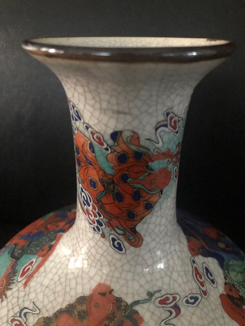 大清乾隆年製 景徳鎮陶磁器 レトロな花瓶 置物 アクセサリー 骨董品