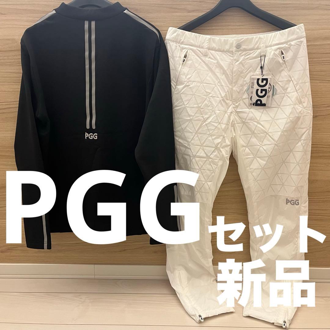 新品★79,200円 PGG パーリーゲイツ裏起毛＆中綿防寒パンツ 上下セット５