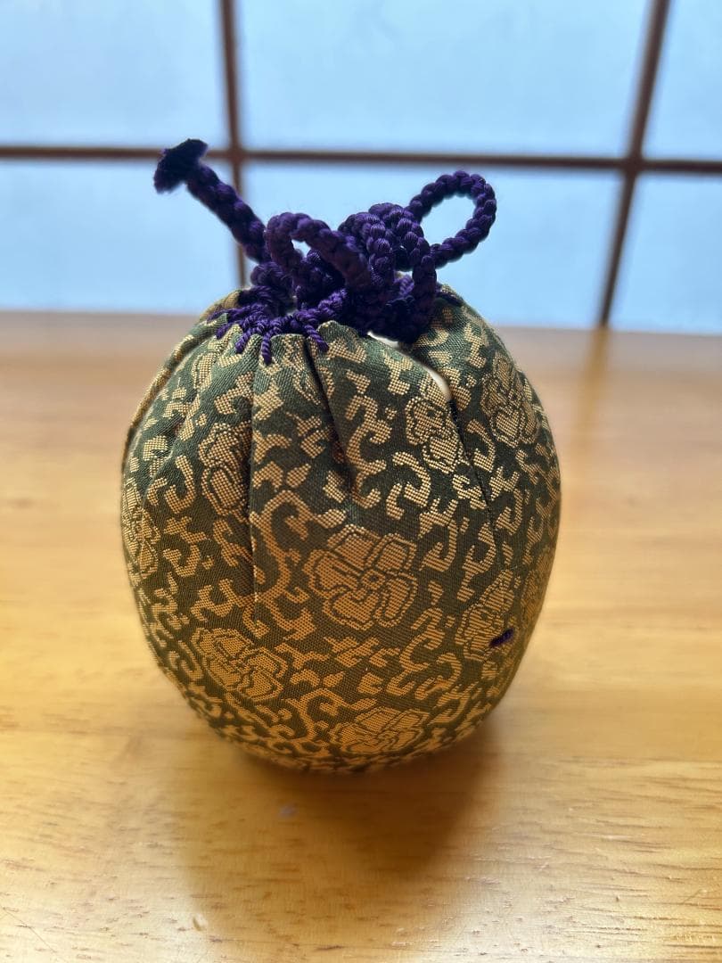 【茶入】松屋肩衝　大名物　笹田有祥　1回のみ使用