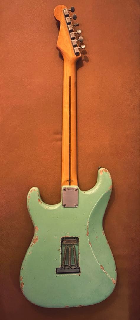 fender JAPAN ストラト レリック サーフグリーン Eシリアル