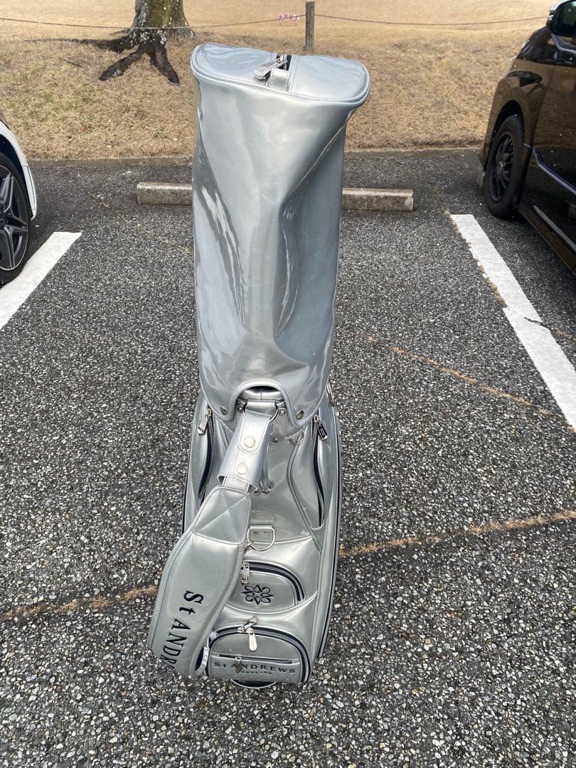 セントアンドリュース　St.ANDREWS エナメル キャディバッグ　8.5型