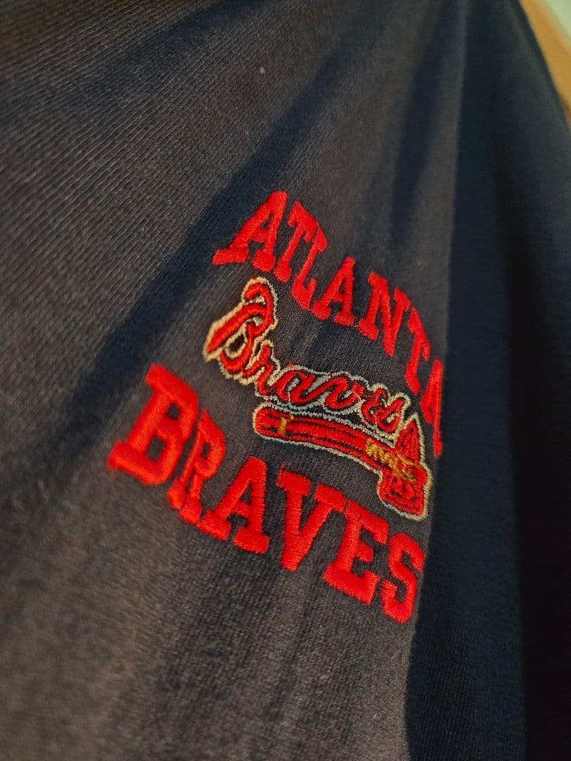 【MLB公式 1997年製】BRAVES ベースボールシャツ XL 希少古着