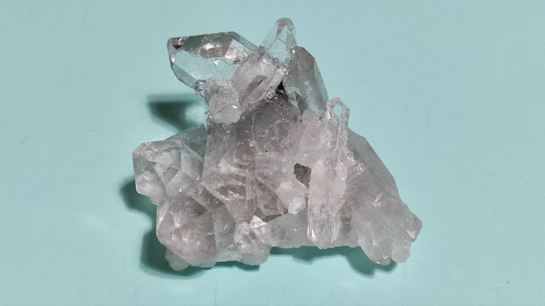 パワーストーン　天然石　ルチルクォーツ　レインボー入り　46g　No.887