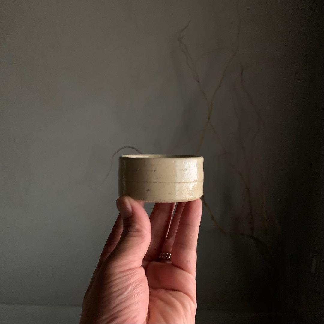 瀬戸 半筒盃 酒器 ぐい呑み ちょこ 古道具 アンティーク