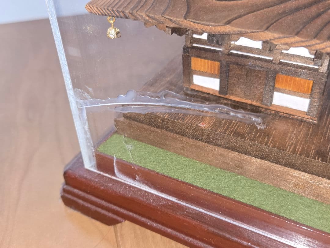 奈良 興福寺　五重塔　木製模型　 縮尺:1/140　アクリルケース付き