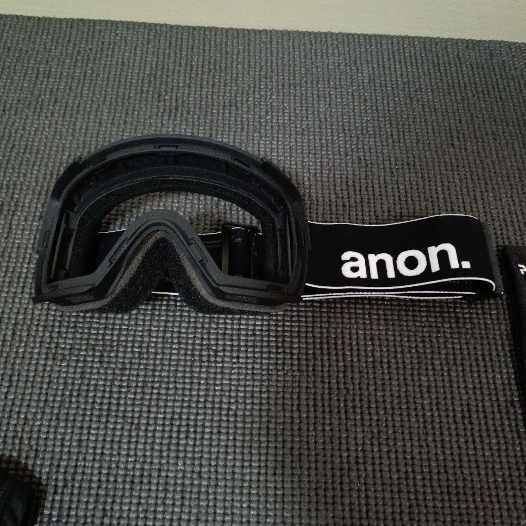 未使用品　anonゴーグル　M５　メンズ大人用ボーナスレンズとフェイスマスク付き
