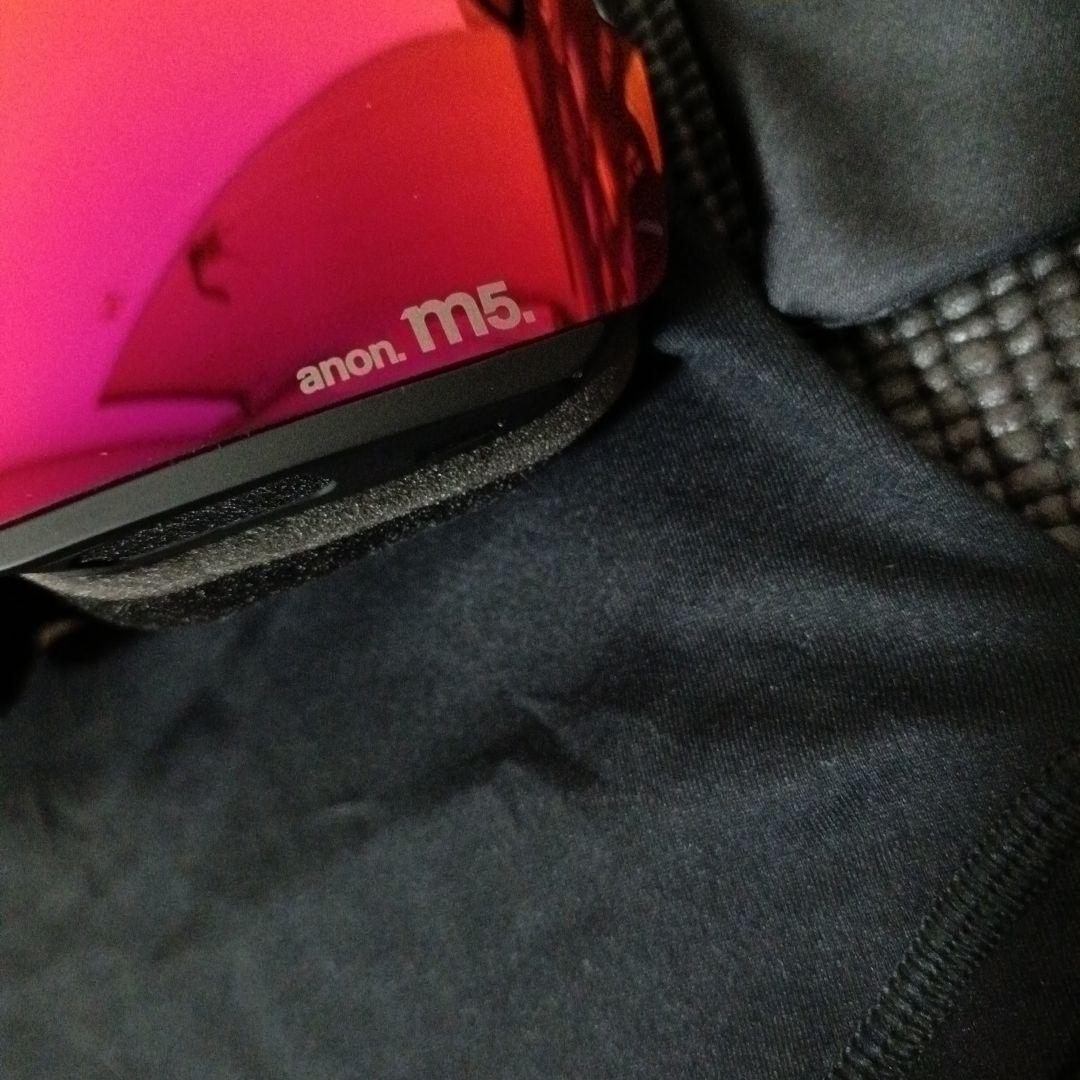 未使用品　anonゴーグル　M５　メンズ大人用ボーナスレンズとフェイスマスク付き