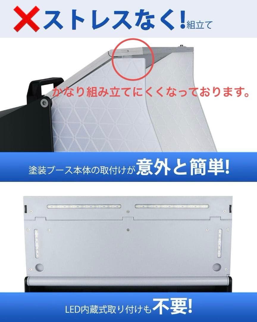 【訳アリ品】Anesty DuoFan 塗装ブース コンパクト スプレーブース