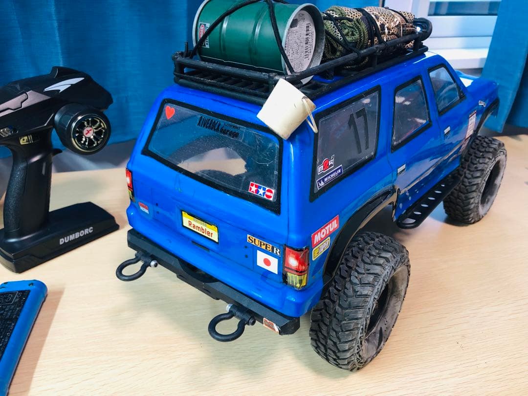 ラジコン　クローラー　　オフロードRCカー 青 17番 DUMBO RCリモコン