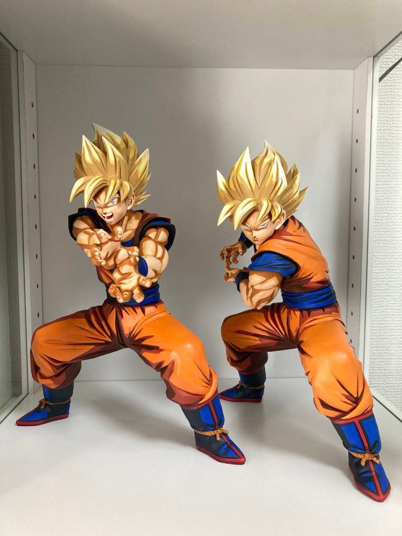 ドラゴンボール フィギュア リペイント 超サイヤ人 孫悟空 グランディスタ 2体