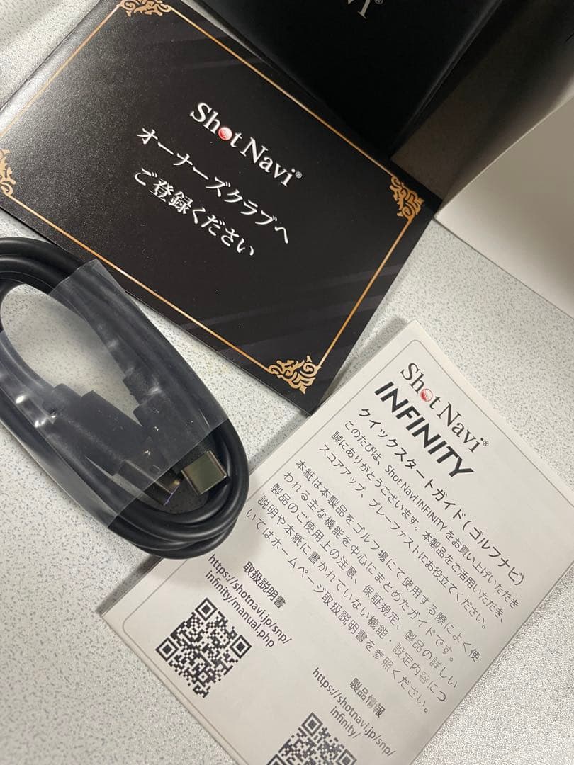 ShotNavi INFINITY ゴルフ GPS ウォッチ