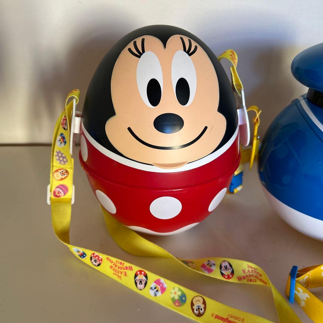 ミニーマウス・ドナルドダック エッグ型お菓子入れ