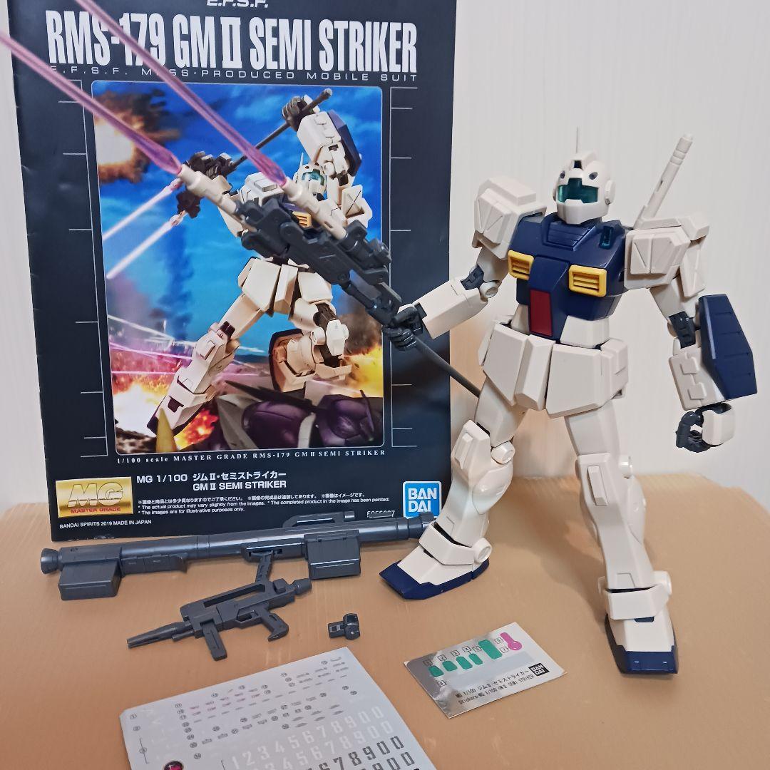 MG 1/100 ジムII セミストライカー ガンプラガンダム の プラモデル