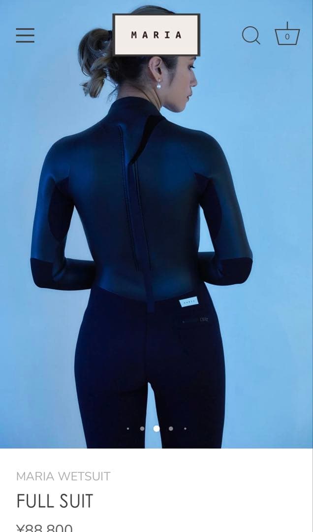 MARIAWETSUITS ジャーフル　3ミリ S