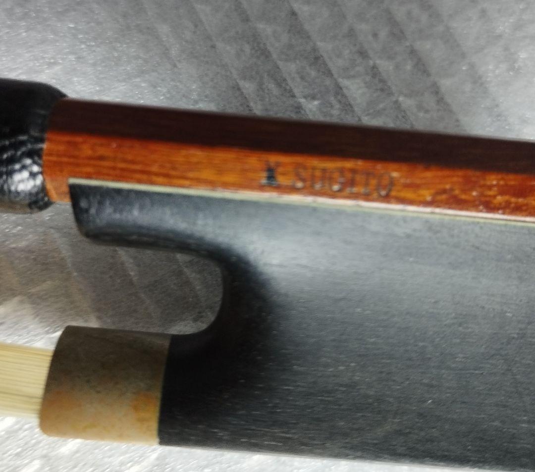 a*t様 希少レア！　K SUGITO バイオリン弓　 4/4サイズ　高級弓