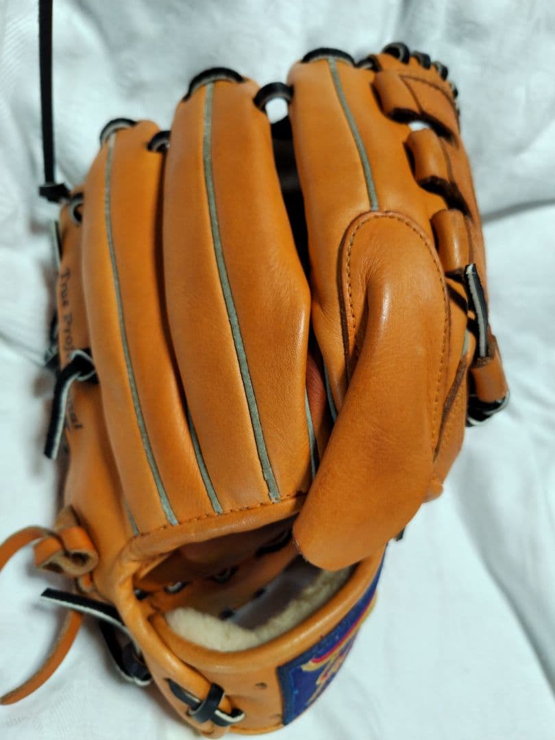 【実使用無し】久保田スラッガー　軟式野球グローブ　投手用　オレンジ