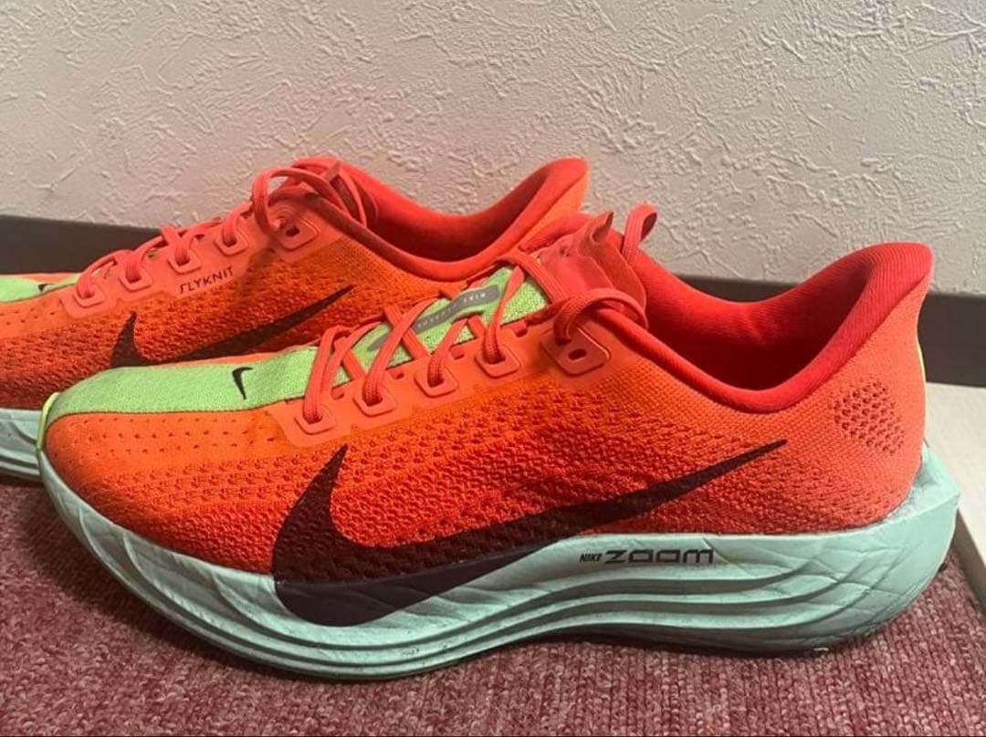 Nike ランニングシューズ オレンジ/グリーン