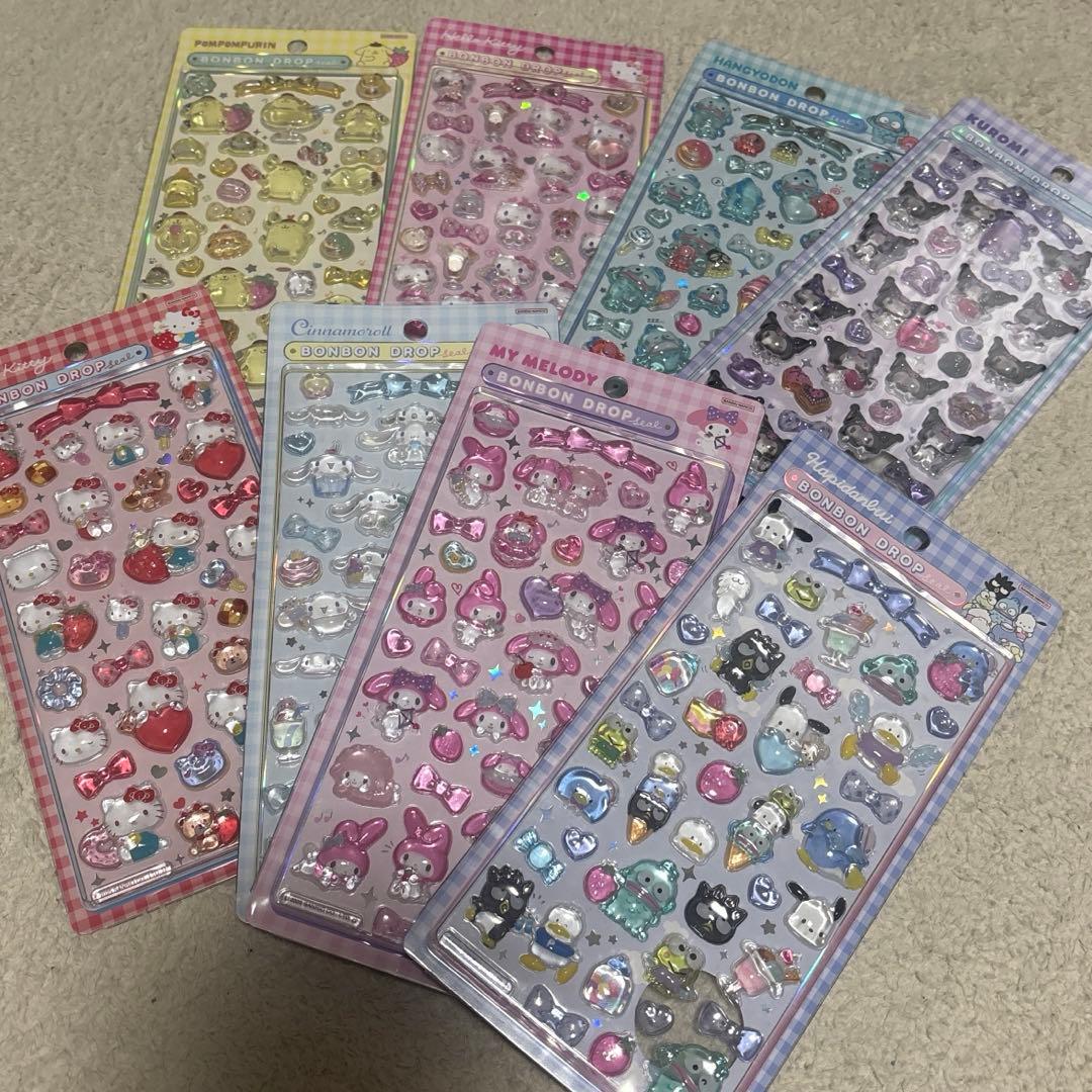 サンリオ ボンボンドロップシール 正規品
