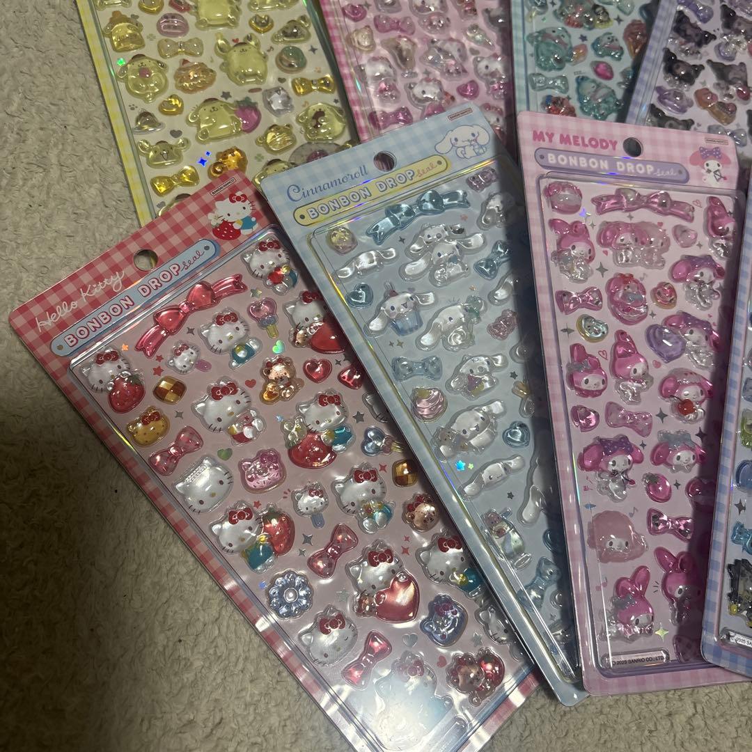 サンリオ ボンボンドロップシール 正規品