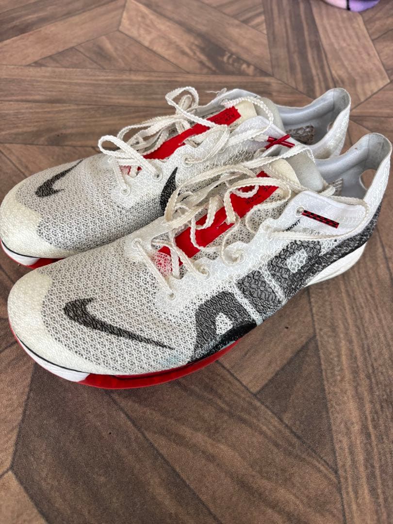 Nike スパイクシューズ ホワイト/レッド/ブラック