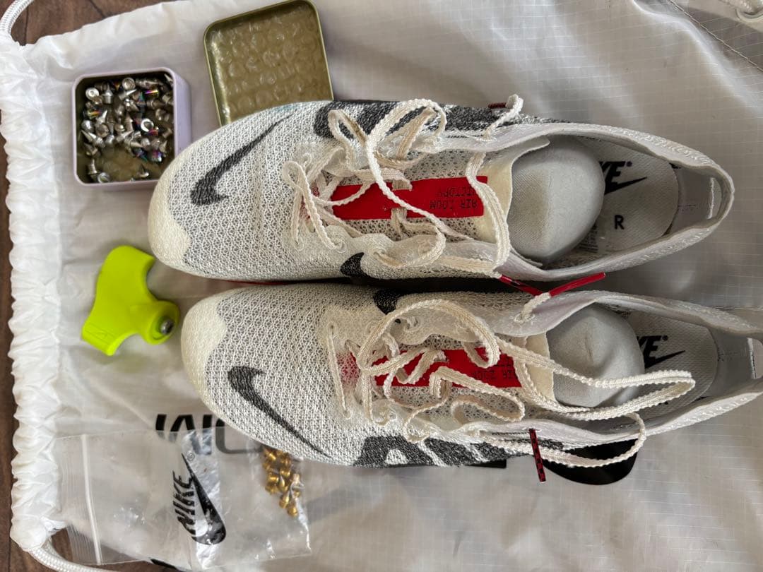 Nike スパイクシューズ ホワイト/レッド/ブラック