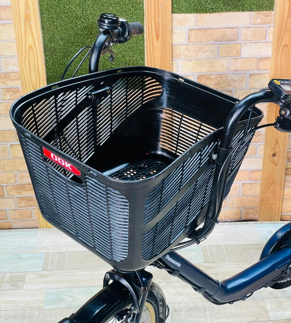 2018ネイビー 超大容量 パナソニック 子供乗せ電動アシスト自転車 H3326