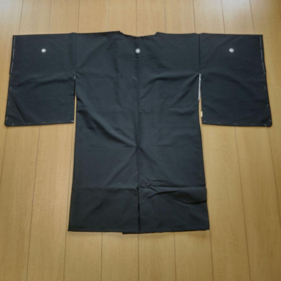 弓道　着物　化繊　【五つ紋】