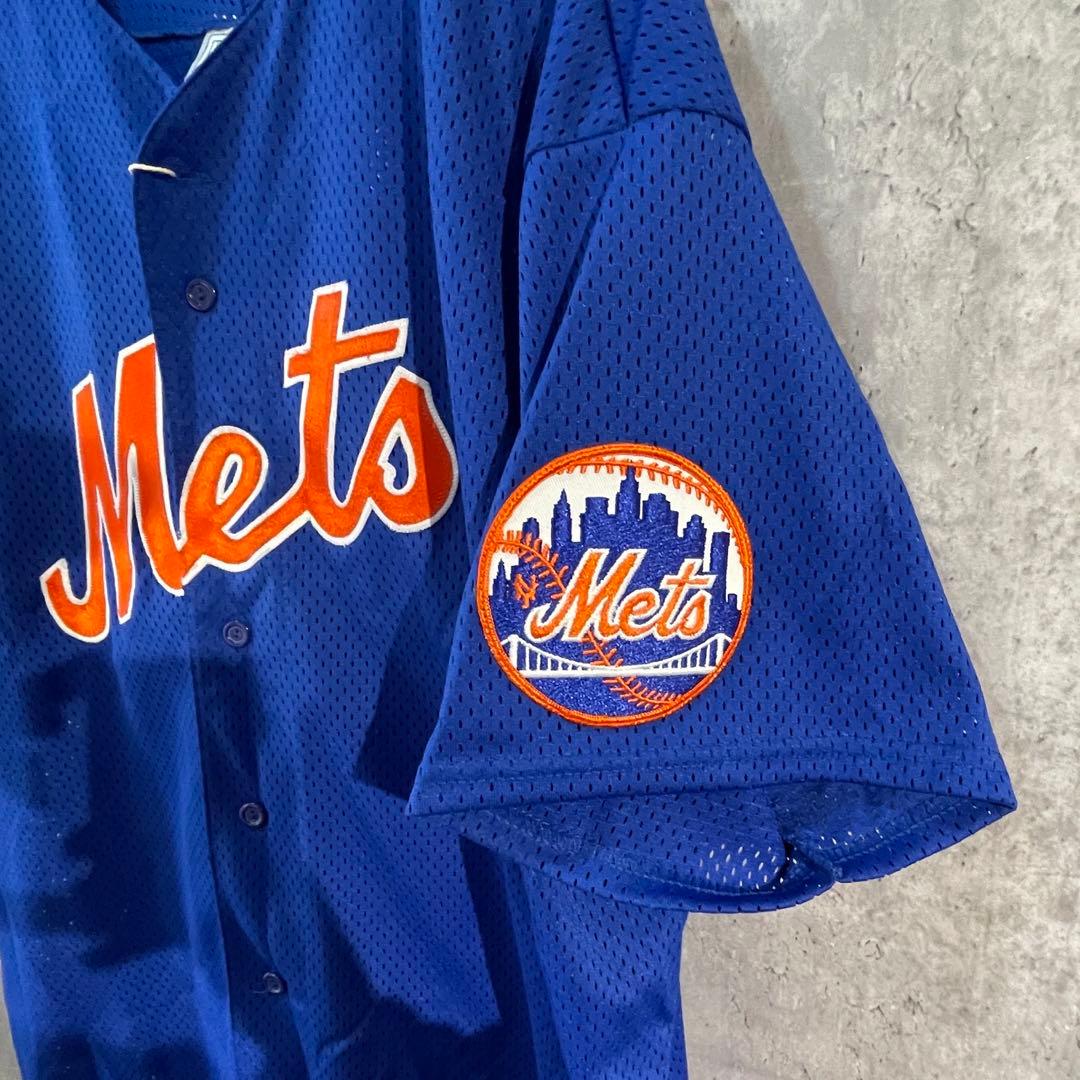 90's majestic 野茂英雄　ユニフォーム　ニューヨークメッツ　XL