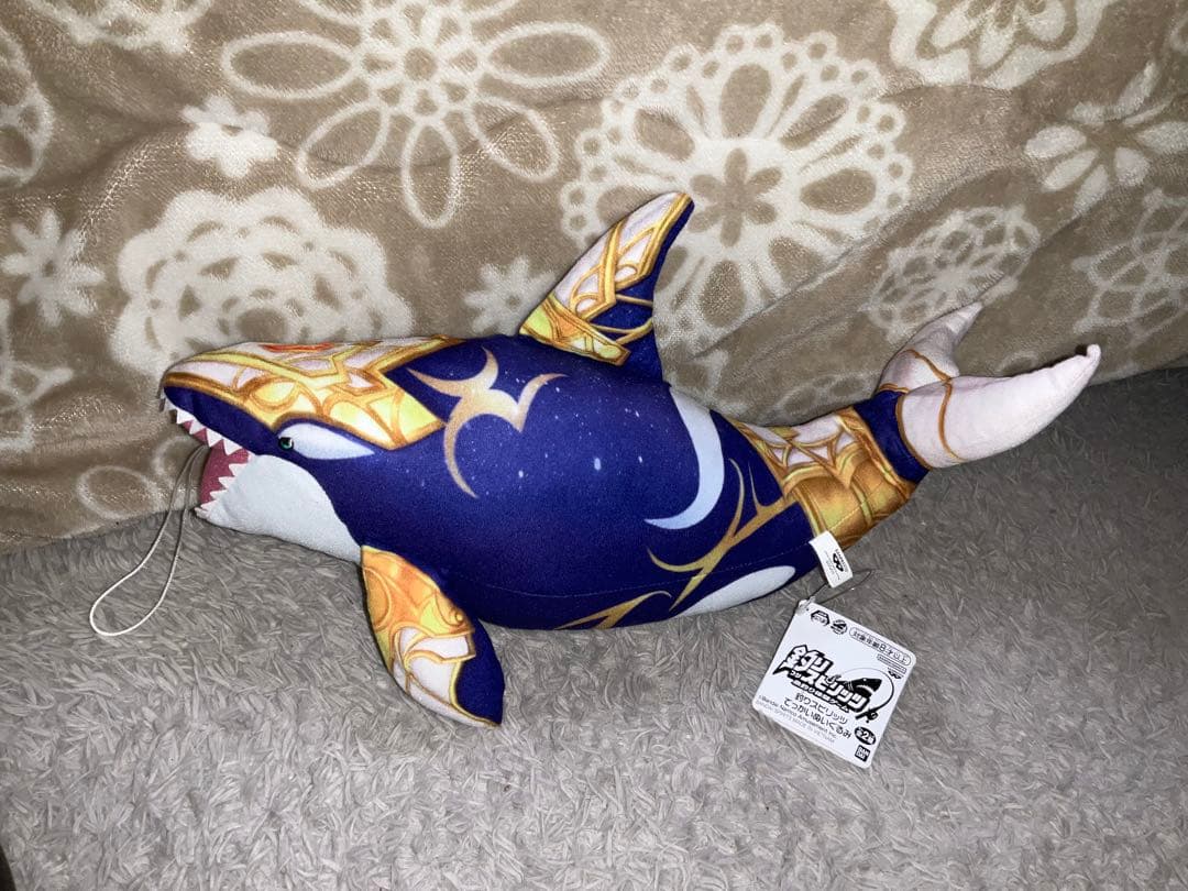 釣りスピリッツ でっかい　ぬいぐるみ　　ホワイトアーマーシャチ