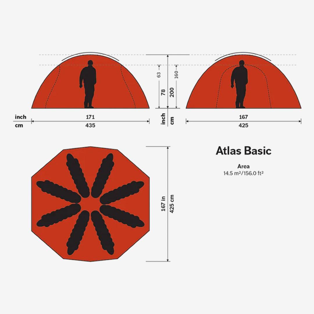 HILLEBERG Atlas ヒルバーグ アトラス サンド　エストニア製