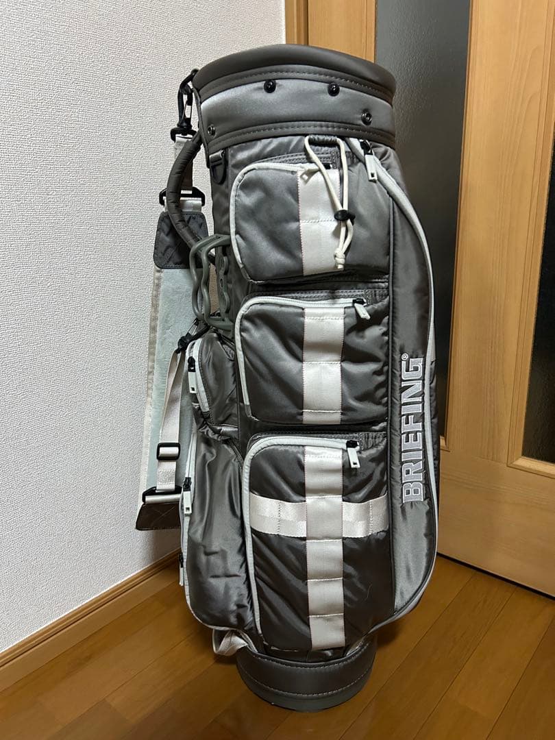 BRIEFING CR-6#2 美品ゴルフバッグ・キャディバッグ グレー