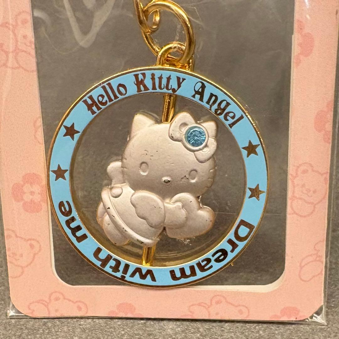 ハローキティ　くるくるまわる　リングキーホルダー　2種セット