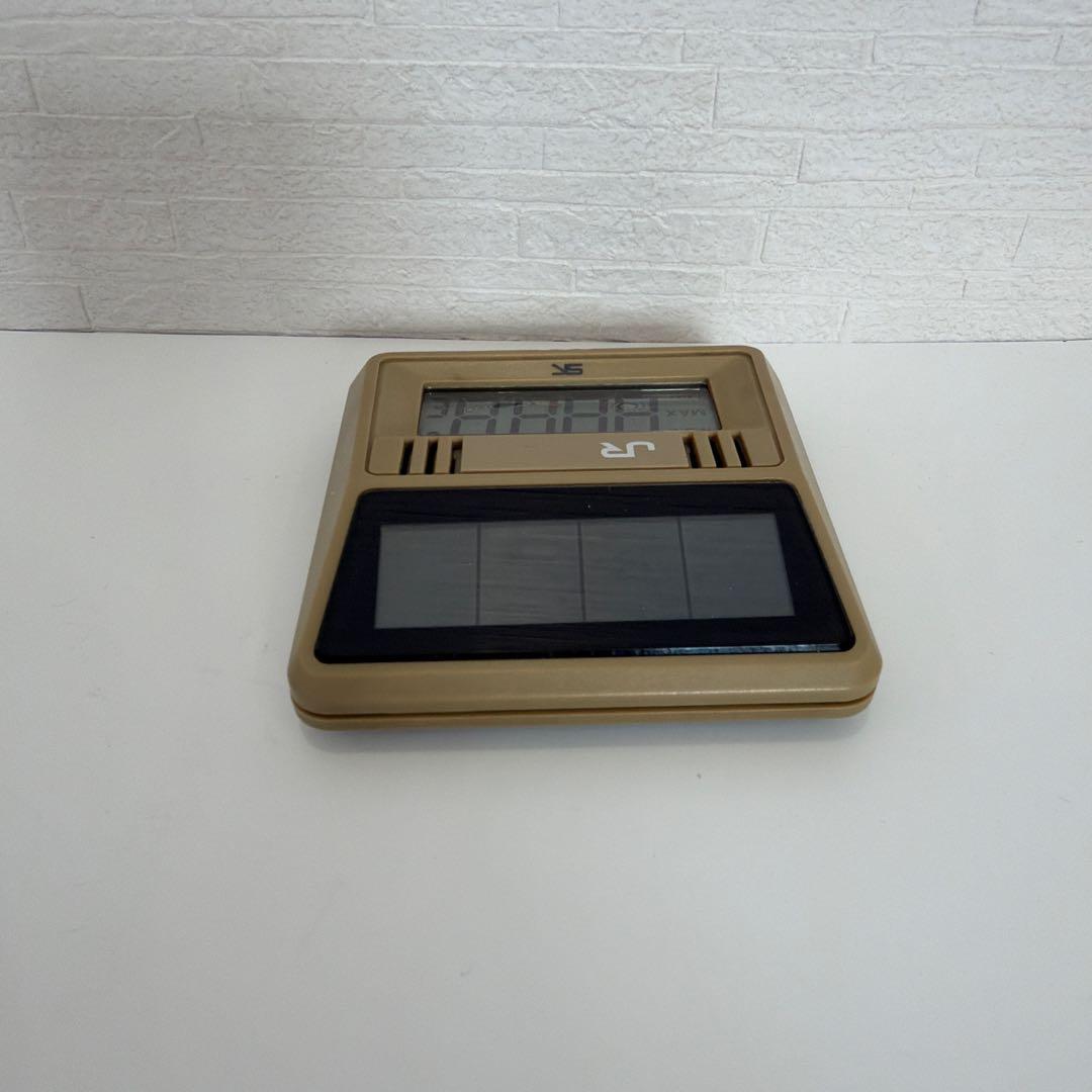 ＪＲ　鉄道 ソーラー デジタル 温度計　【希少・レア品】