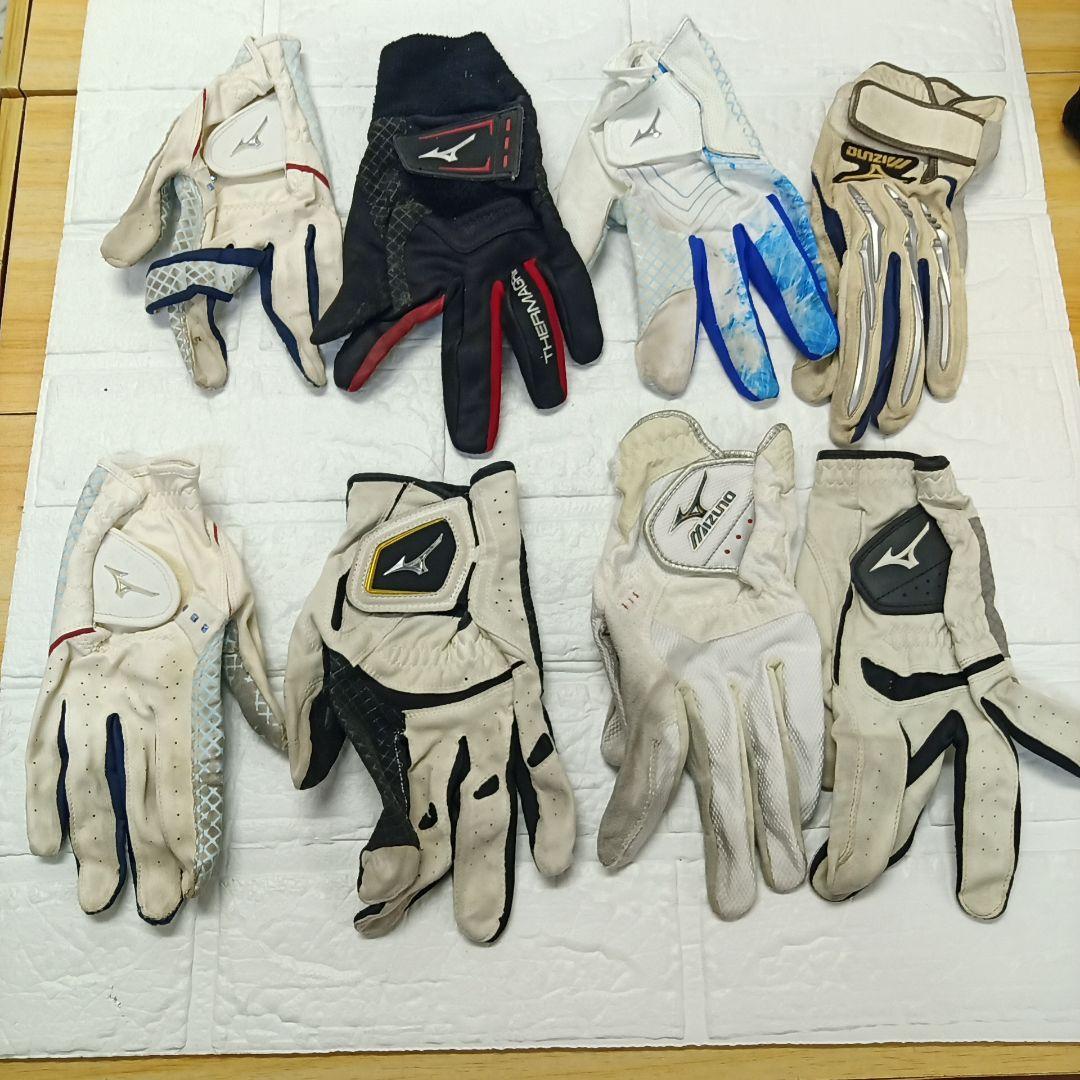 ミズノ　ゴルフ　グローブ　8個セット