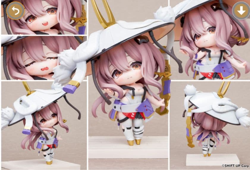 勝利の女神　NIKKE sac デフォルメ sd フィギュア　紅蓮