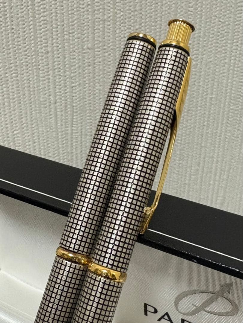 パーカー　インシグニア　シズレ　スターリングシルバー　2本セット 美品