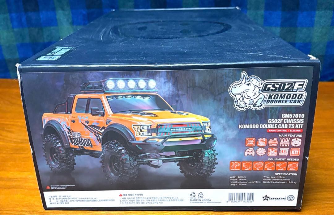 1/10 G MADE GS02F ジープ グラディエータクローラーラジコン