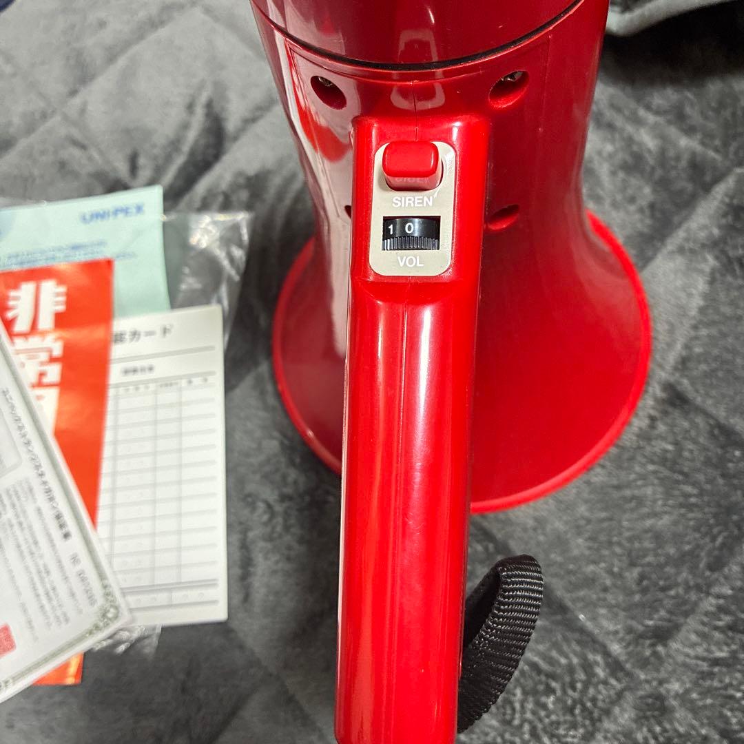 UNI-PEX コンパクトメガホン TR-210s サイレン付 動作確認済み