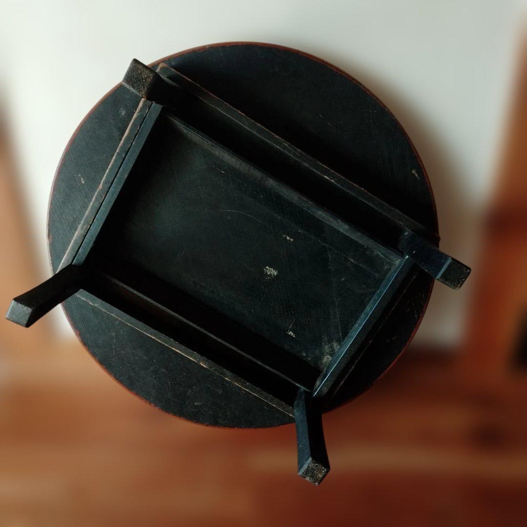 根来塗？ふうな ちゃぶ台 折畳み 珍品