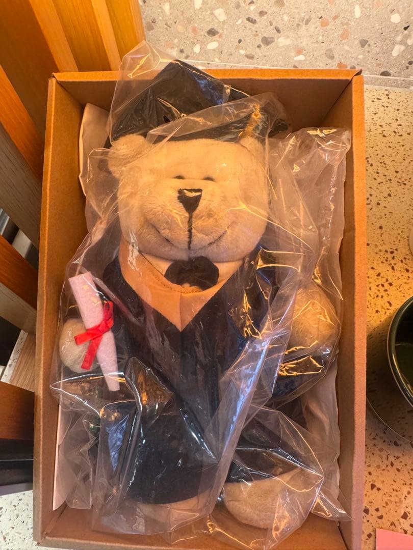 香港　スターバックス　卒業・修了記念デザイン テディベア