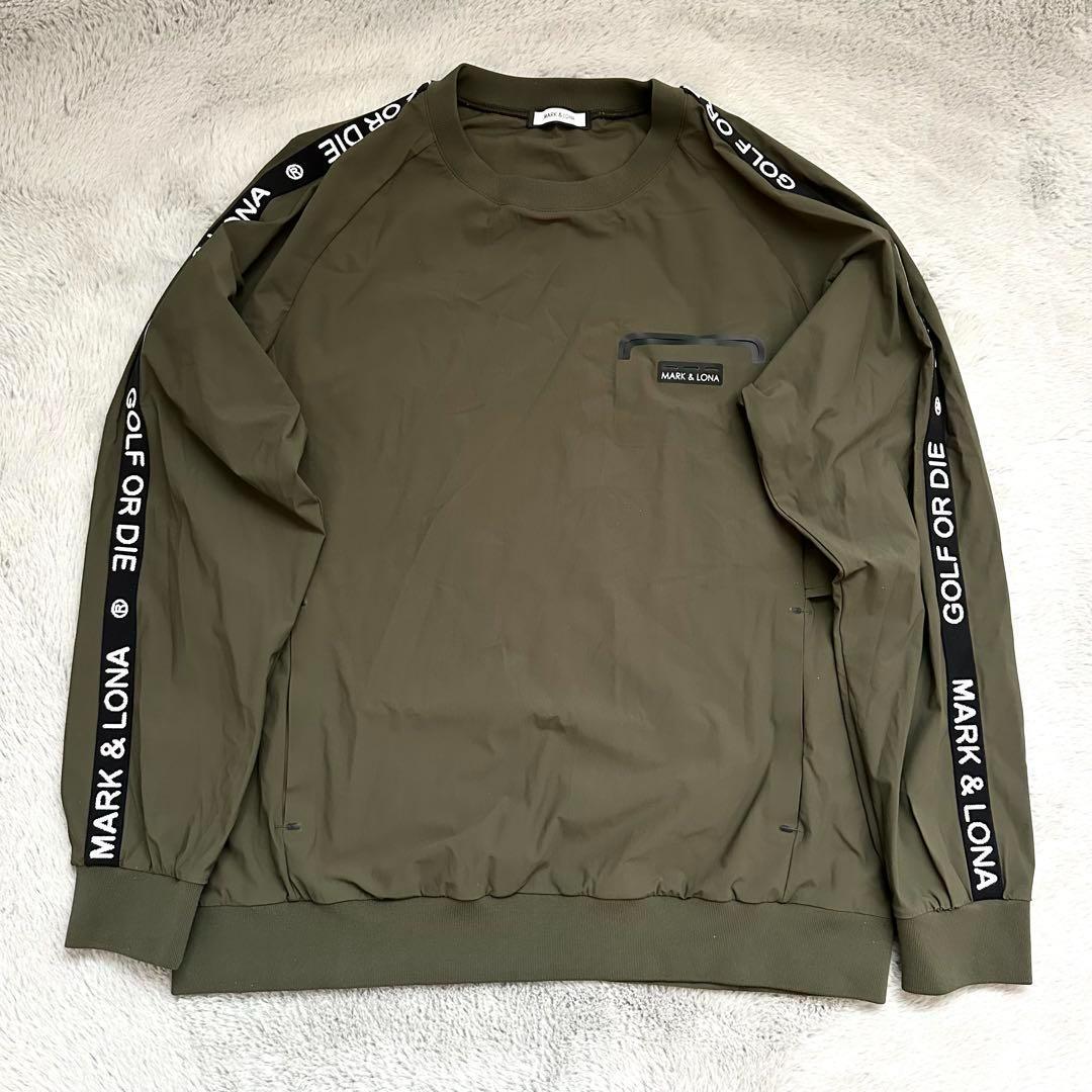 【美品】マークアンドロナ セットアップ サイドライン ロゴ スカル 50 XL
