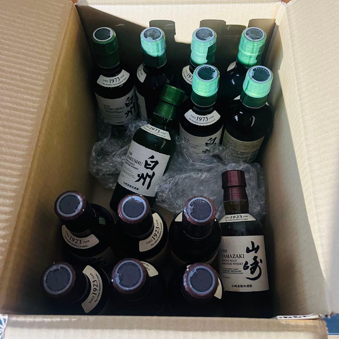 飛*ン様 【14本セット】山崎・白州　ウイスキー　ミニボトル