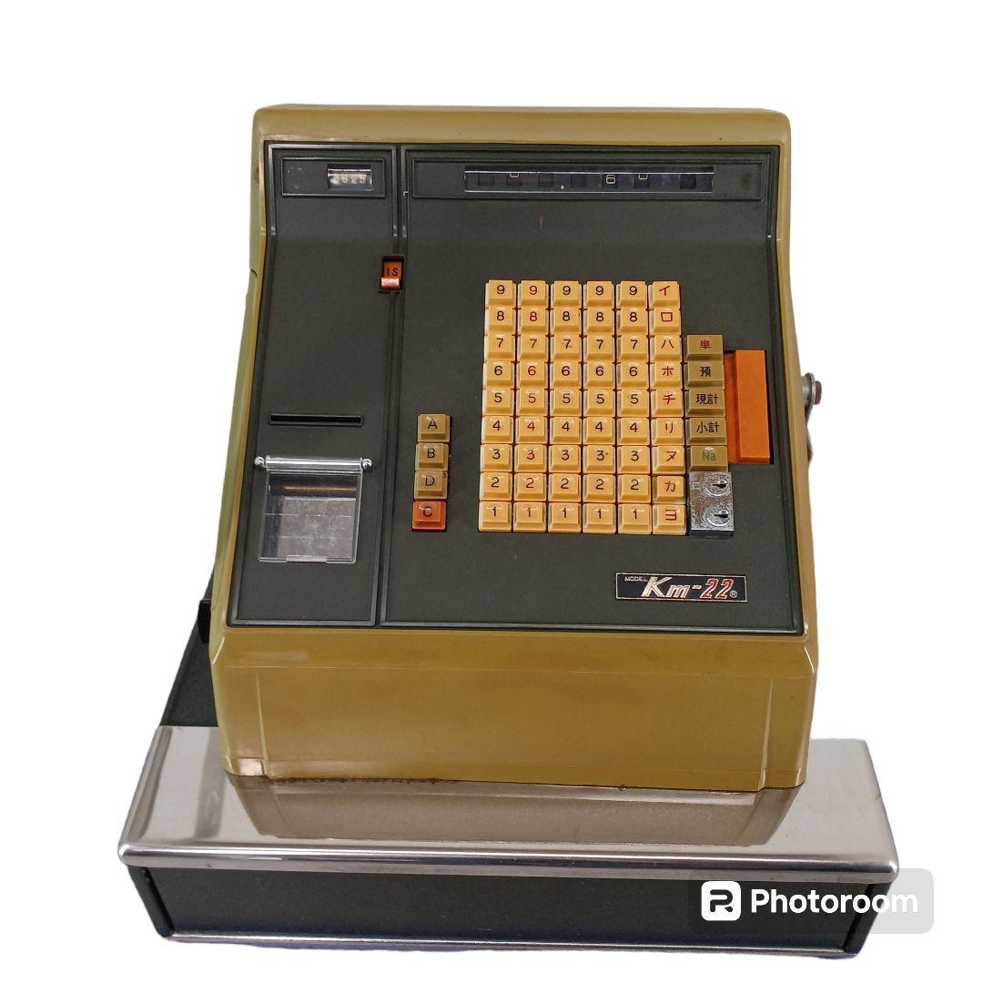 送料込み☆昭和レトロ【レジスター】キング工業　KM-22