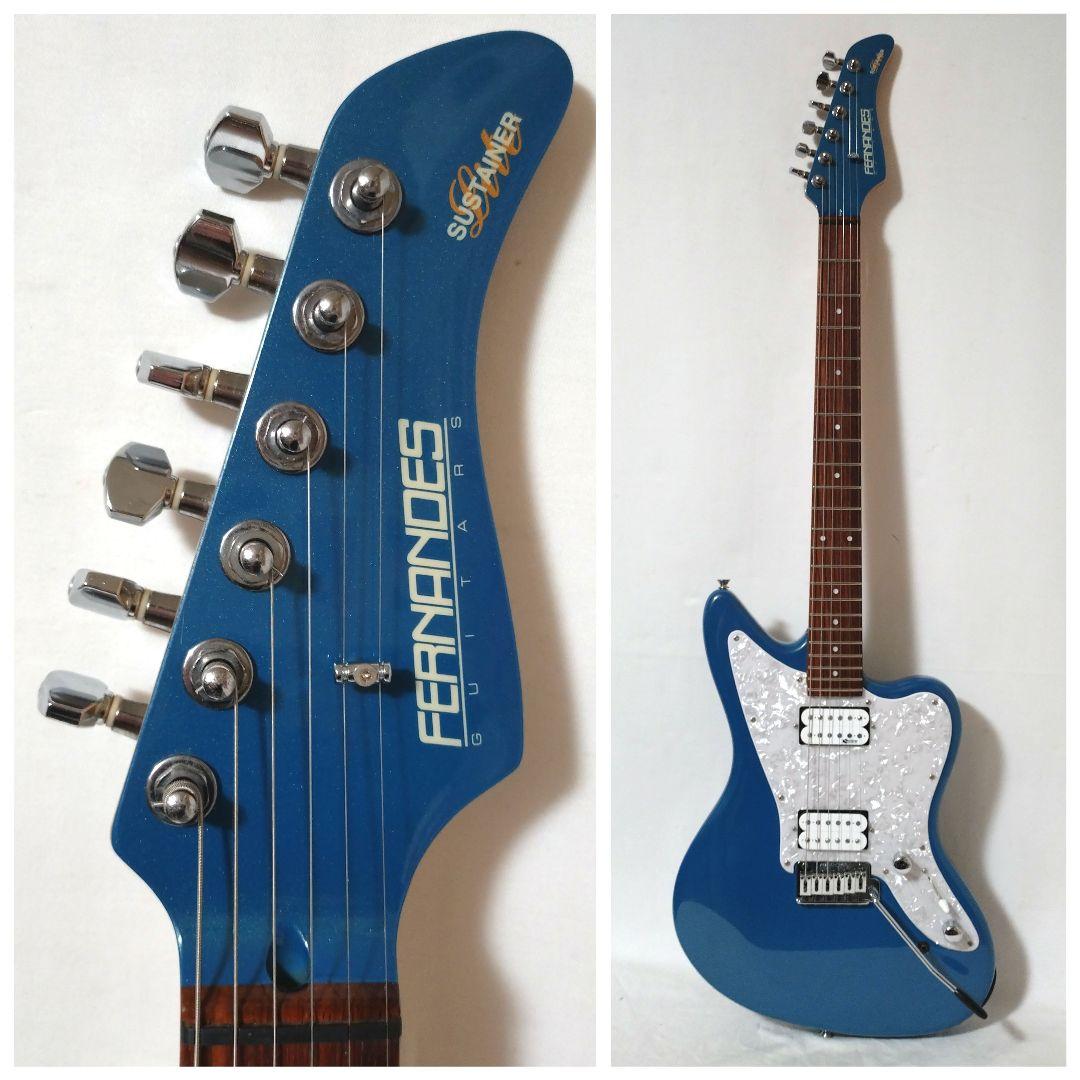 美品　FERNANDES　JG-65S　ジャガータイプ　サスティナーライト搭載