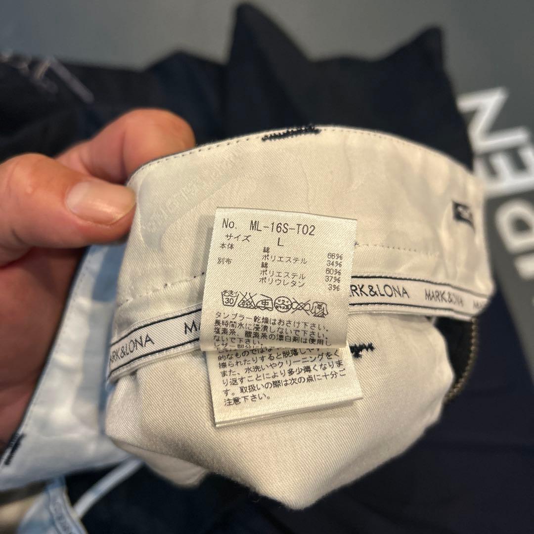 MARK & LONA ネイビーショートパンツ