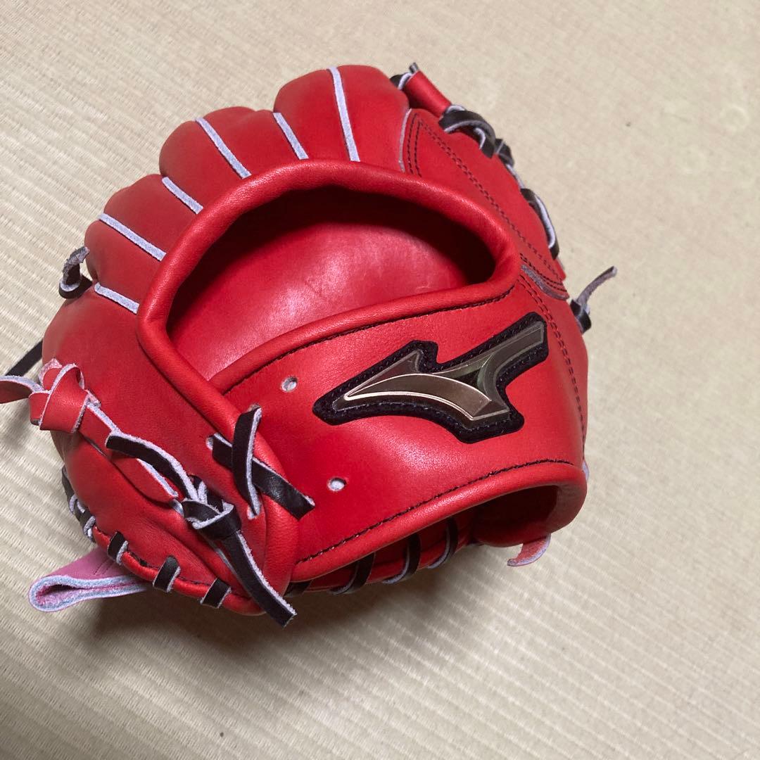 Mizuno Global Elite 硬式グローブ 右投げ用 ラディッシュ