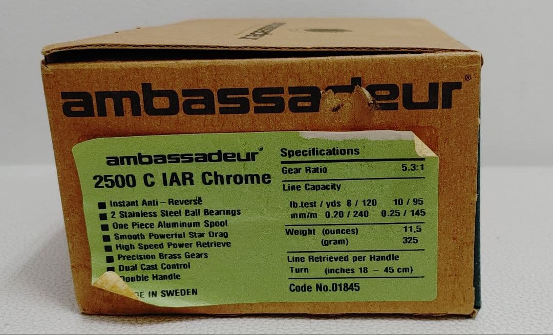 リール Abu Garcia Ambassadeur 2500C IAR Chrome