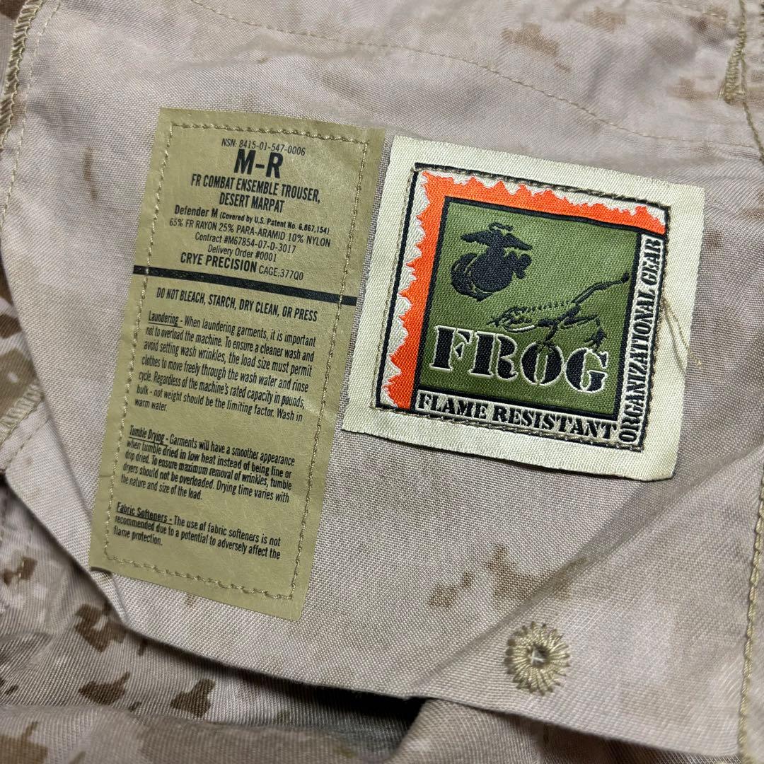 米軍実物 USMC CRYE PRECISION FROG ミリタリーパンツ M